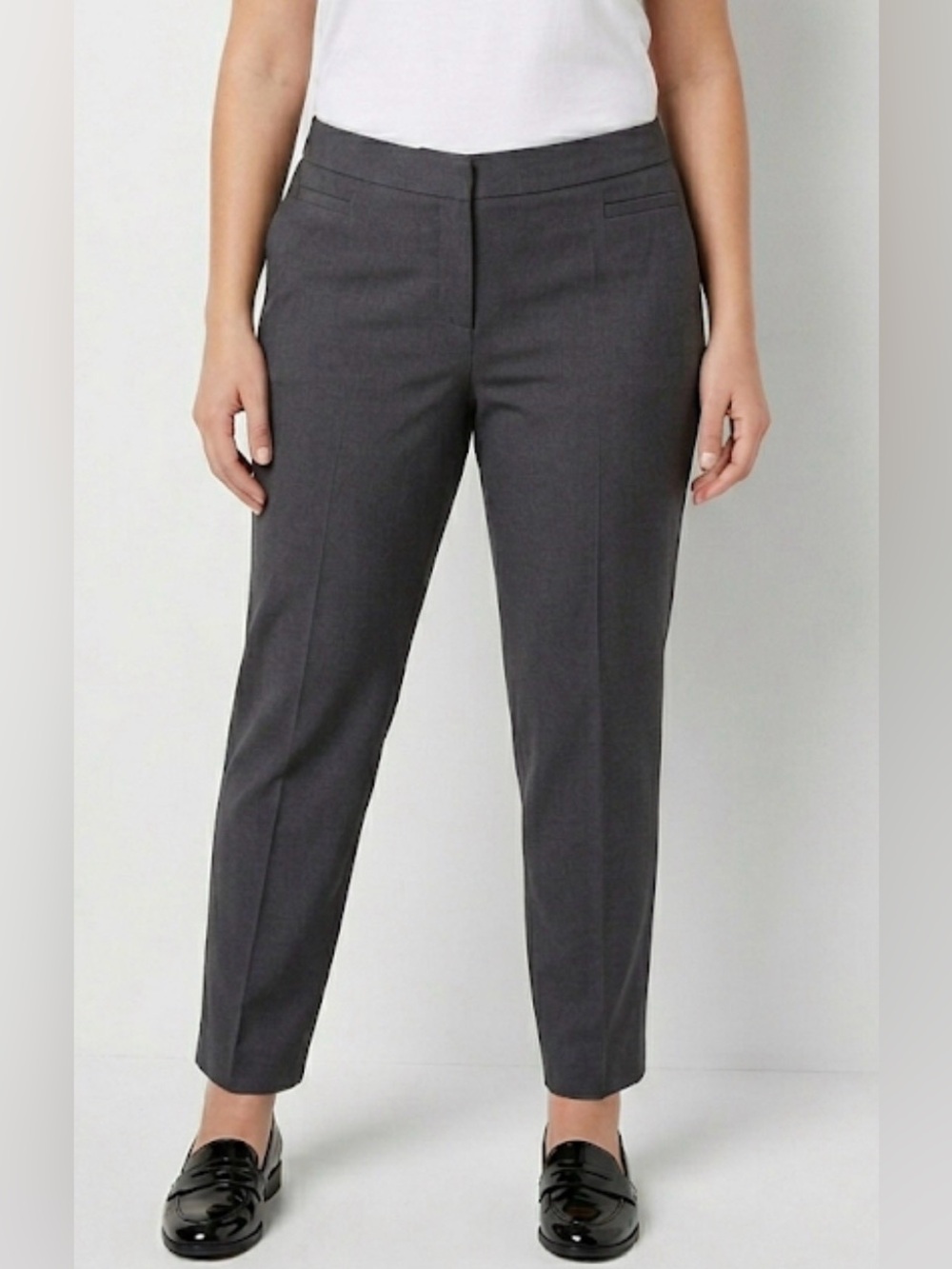 ❤️ Alfani Straight Leg Ankle Length Pants Trousers